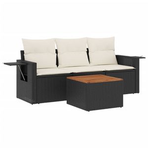 Conjunto de Sofás Negros para Jardín, Muebles de Patio - Product Image 2