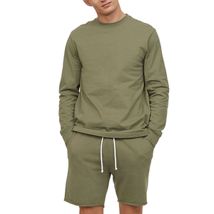 Conjuntos de Pantalones Cortos y Sudadera Personalizados de Alta Calidad para Hombre, Ropa Casual, Tejido Transpirable, Ropa Deportiva para Exteriores - Product Image 2
