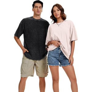 Wholesale Premium Acid Wash Graphic Tee High Resolution Screen Print Oversized Cotton Streetwear Fashion Apparel OEM ODM - Product Image 2