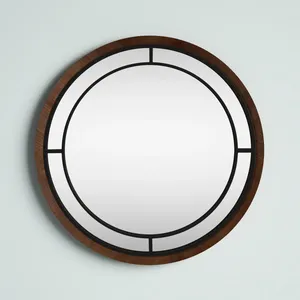 Modern Handmade Metal Wall <b>Mirror</b> Premium Luxury Round Decorative <b>Mirror</b> for Living Room Bedroom Hotel Restaurant Interior Decor - Product Image 2