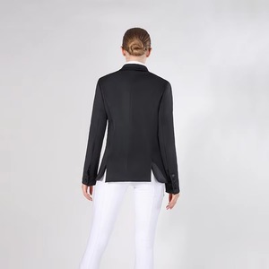 Chaqueta de Competición Ecuestre de Algodón Cómoda de Alta Calidad para Mujer con MOQ Bajo, Chaqueta de Espectáculo de Alto Rendimiento con LOGO Personalizado - Product Image 2