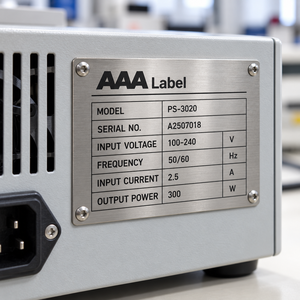 Placa de Identificación Metálica Grabada con Láser, Placa de Aluminio Personalizada para Equipos, Fabricante OEM - Product Image 4