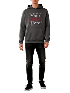 Men's Custom Plus Size Quarter-Pullover Hoodie 100% Cotton Winter Thin Style Quick Dry Breathable Casual Customizable Front Back - Product Image 3