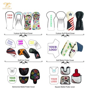 Housse de putter de <span class=keywords><strong>golf</strong></span> en cuir PU avec logo brodé personnalisé, haute qualité, nouveau design, fermeture magnétique étanche, collection 2026 - Product Image 5