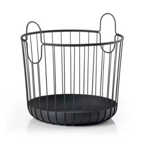 Elegant Bathroom <b>Storage</b> <b>Basket</b> with Lid Elegant Finishing Home Fruits & <b>Vegetable</b> <b>Storage</b> Metal <b>Basket</b> Premium-ware - Product Image 6
