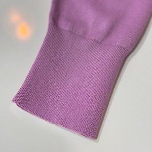 Cárdigan de Punto de Algodón Suave de Manga Larga con Cuello Redondo para Mujer, Estilo Informal de Oficina, Personalizado OEM, Ropa de Mujer Moderna de Alta Calidad - Product Image 4