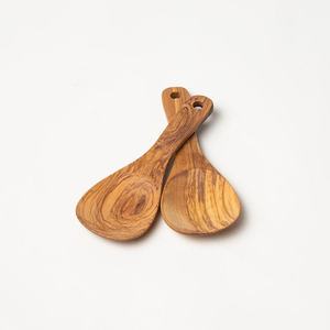 Hand carved wooden spoon <b>for</b> everyday cooking and serving offered to OEM buyers crafted from durable natural wood in Vietnam - Product Image 3