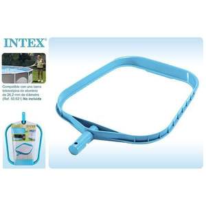 Épuisette de nettoyage pour piscine hors sol avec poignée en aluminium de 26,2 mm et filet en plastique pour la collecte des feuilles - Product Image 1