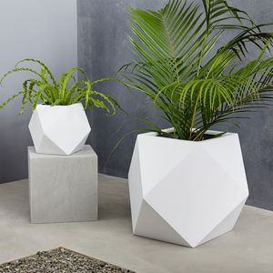 Macetas Minimalistas de Cerámica para Flores, Decorativas para Hogar y Jardín, Porta Macetas Individual Verde Tallado a Mano - Product Image 3