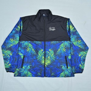 Conjunto de Chaqueta Deportiva para Hombre Sunday Swagger, Estampado Tropical, Manga Larga, Cierre Frontal con Cremallera, Estilo Casual, Ropa Deportiva de Otoño, Cortavientos - Product Image 5