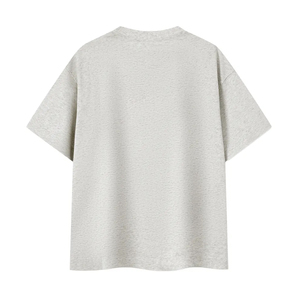 T-shirt en jersey 100 % coton pour homme, coupe classique, manches courtes, col rond, décontracté, uni, respirant, tricoté 240g - Product Image 4