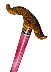 Canne de marche en bois sculpté moderne, réglable en hauteur, à nœuds multiples, robuste, pour l'extérieur, personnalisable en couleur pour les personnes âgées - Product Image 5