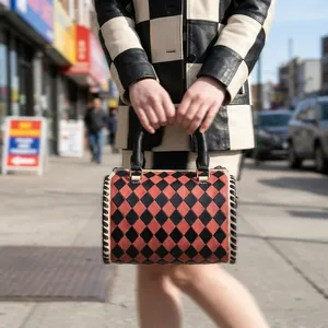Genuine Leather Shoulder Bag Women <b>Handbag</b> Zipper Purse Portable Daily Travel Bag Luxurious Look - Product Image 4