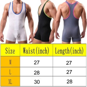 Débardeur de lutte gris pour homme avec bordure rose, en spandex et polyester, ajusté, pour l'entraînement aux arts martiaux - Product Image 6