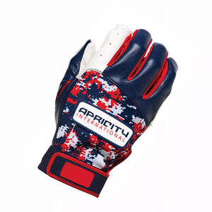 Wholesale Adult Baseball Softball Gloves Original Leather Custom Printed Design Durable Lightweight <b>Hook</b> and Loop Closure Sizes - Product Image 2