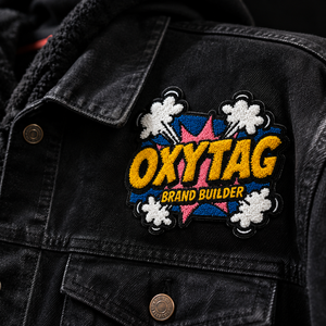 Oxytag Brand <b>Builder</b> Iron-On Chenille Embroidery Patch Irregular Shape Gift Decorative Fabric Patch Cheap Price OEM Custom - Product Image 5