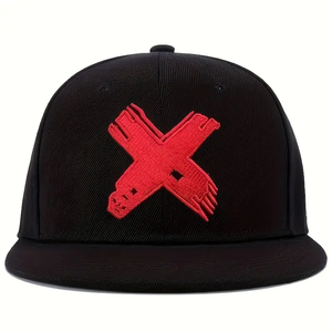 Casquette de baseball originale à 6 panneaux pour hommes, logo personnalisé de haute qualité, snapback ajusté, casquettes d'alpinisme et de cyclisme noires - Product Image 1