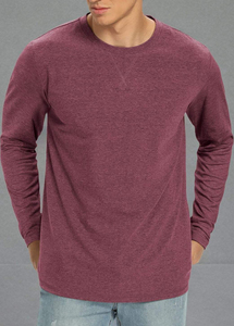 T-shirt à manches longues pour hommes, prix direct usine, qualité export, prêt à l'emploi international - Product Image 2