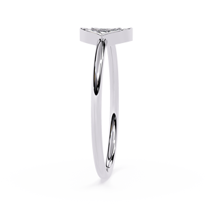 Anillo de Diamantes en Oro Blanco con Diseño de Halo y Ojo Turco de Loista Jewels, Joyería Clásica de Compromiso para Mujer - Product Image 3