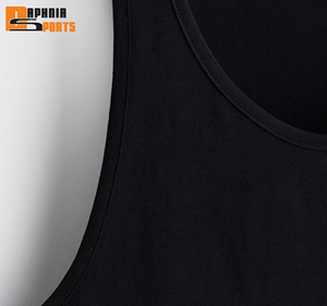 Customizable Breathable <b>Mens</b> Rib-Knit Tank Top Sleeveless Undershirt <b>Singlet</b> Muscle Training Vest Bulk Wholesale Private Label - Product Image 4