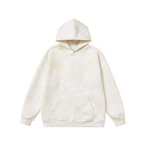 Sweat-shirt à capuche unisexe avec poche avant et logo, coupe décontractée, idéal pour l'automne, 100 % coton molletonné, anti-rétrécissement, 350g, OEM - Product Image 1