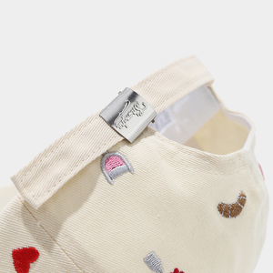 Gorra de Béisbol Bordada con Flores, 6 Paneles, Ajustable, Unisex, de Algodón, para Primavera/Verano, Moda Casual - Product Image 5