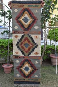 พรมปูพื้นทำมือจากปอกระเจาแบบพรีเมียม พรมคิลิมสองด้าน ใยธรรมชาติที่ยั่งยืน สำหรับตกแต่งบ้านและธุรกิจบริการ - Product Image 2