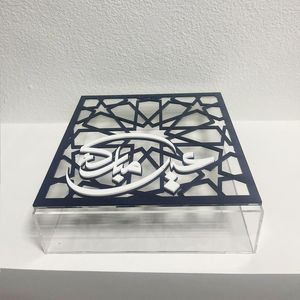 Boîte à chocolat en bois et acrylique de qualité supérieure, rangement décoratif élégant pour les occasions spéciales - Product Image 6