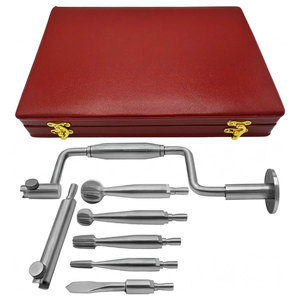 Hudson Brace Manual <b>Hand</b> <b>Drill</b> Set 7 Pcs Neurosurgical Orthopedic Bone <b>Drill</b> Instrument Stainless Steel Surgical Kit Box - Product Image 4