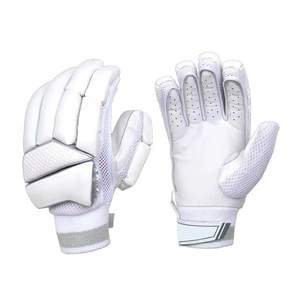 Guantes de bateo de críquet con protección reforzada para los dedos, guantes de bateo de alto impacto, guantes de bateo de críquet con palma de cuero completo de alta densidad - Product Image 6