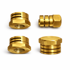 Componentes de Latón de Precisión Hechos a Medida, Piezas de Torneado y Fresado CNC, Piezas de Latón Mecanizadas CNC de Precisión para Aplicaciones Industriales - Product Image 3