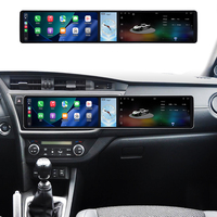 Écran tactile Android 15 Baoshang 12,3+12,3 pouces pour Toyota Auris 2013-2018, lecteur vidéo, radio, navigation GPS, Carplay
