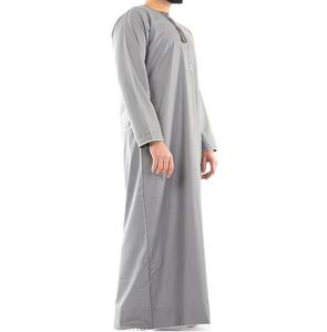 Nuevo Thobe Suave de Alta Calidad para Hombre, Manga Larga, Ropa Tradicional Musulmana con Vestido Árabe Saudí, Thobes Jubba Thobe - Product Image 2
