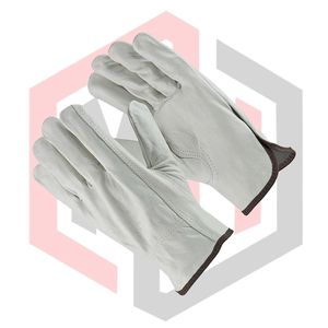 Guantes de Seguridad de Cuero Vacuno para Conductor, Resistentes a Desgarros, Transpirables, Antiestáticos, Antideslizantes y Anticorte para Uso en Construcción - Product Image 4