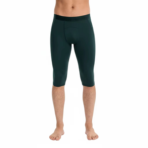 Custom Print Design Seamless Quick-Dry High Elasticity Cycling And Running Wear <b>Men</b> <b>Compression</b> <b>Shorts</b> Cheap Price OEM - Product Image 5