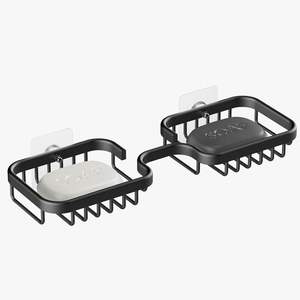 Porte-savon mural en laiton massif finition antique, porte-savon vintage pour salle de bain - Product Image 1