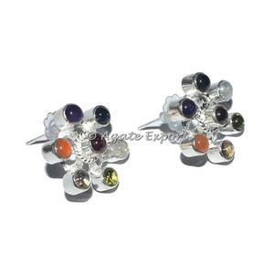 6 facettes cône pentagramme Chakra radiesthésie pendules cristal sculpté pierre précieuse gravure Feng Shui et amour Style boule à motifs - Product Image 4