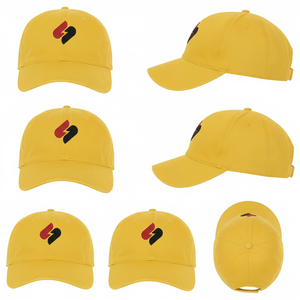 Casquette de baseball en coton avec sangle réglable, visière incurvée, casquette décontractée unisexe - Product Image 5