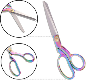 Golden Professional 12 Inch Heavy Duty <b>Sewing</b> Fabric <b>Scissors</b> Industrial Sharp Steel Shears with Smooth Edge for Leather Cutting - Product Image 4