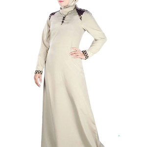 Vestidos Abaya para Mujer, Hijab, Elegantes, Moda Musulmana, Cuello Cuadrado, Casuales, Holgados, Plisados, Tallas Grandes, Largos hasta el Suelo, Transpirables - Product Image 4