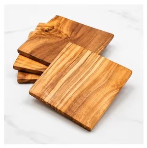 Classic Wood Coasters Set Premium Beverage <b>Protectors</b> for Dining <b>Table</b> Coffee Mug Restaurant Hotel Bar Home Use - Product Image 4