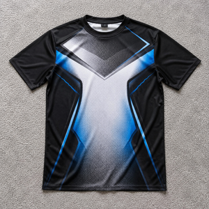 Wholesale Custom OEM Men's Sublimation Sports T-<b>Shirt</b> Quick Dry Breathable Polyester Gym Running Athletic Tee - Product Image 6