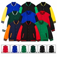 Veste universitaire réversible coupe-vent pour homme, style streetwear, avec logo personnalisé pour club sportif, lettrage baseball