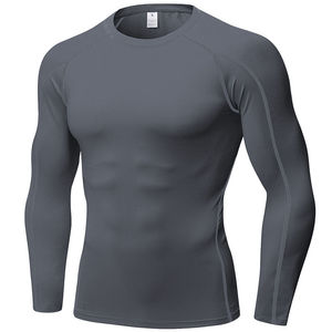 T-shirt de compression à manches courtes pour homme, Rashguard athlétique, sous-vêtement technique pour la gym, l'entraînement, le MMA, la course, vêtement de sport personnalisé à séchage rapide - Product Image 1