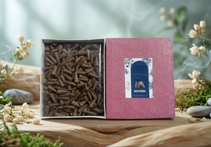 Natural Agarbatti Cone Incense <b>Sticks</b> Eco-Friendly Spiritual Relaxation Aromatherapy <b>Diffuser</b> Cones Calm Essence Long-lasting - Product Image 1