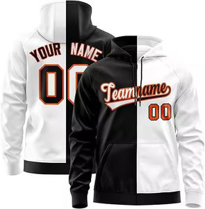 Sudadera con Capucha Personalizada para Jóvenes Unisex, Nombre del Equipo, Número, Algodón, Felpa, Transpirable, Diseño con Bolsillo, Ropa Deportiva Informal, Fabricante - Product Image 1