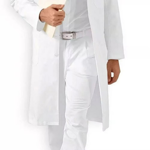 Ventes en gros de blouses de laboratoire blanches personnalisées de haute qualité, uniformes unisexes en coton, produits de laboratoire, blouses de pharmacie - Product Image 3