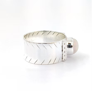 Handmade Unisex Ethiopian <b>Opal</b> Gemstone <b>Ring</b> in Sterling Silver Fine Jewelry Everyday Wear - Product Image 3