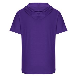เสื้อฮู้ดแขนสั้นคุณภาพสูง OEM ODM ผลิตตามสั่ง เสื้อสเวตเชิ้ตผ้าฝ้ายสำหรับผู้ชายและผู้หญิง ขายส่งจำนวนมากจากโรงงานโดยตรง ผลิตตามสั่ง - Product Image 2
