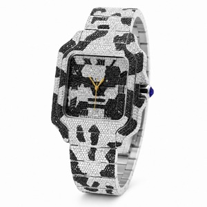 Luxury Women's Analog Quartz <b>Watch</b> Rectangle Case Stainless Steel Band <b>Diamond</b> Accents - Product Image 1